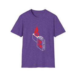 Hot Stuff Comin Thru - Unisex Softstyle T-Shirt (Front) - Damned Threads