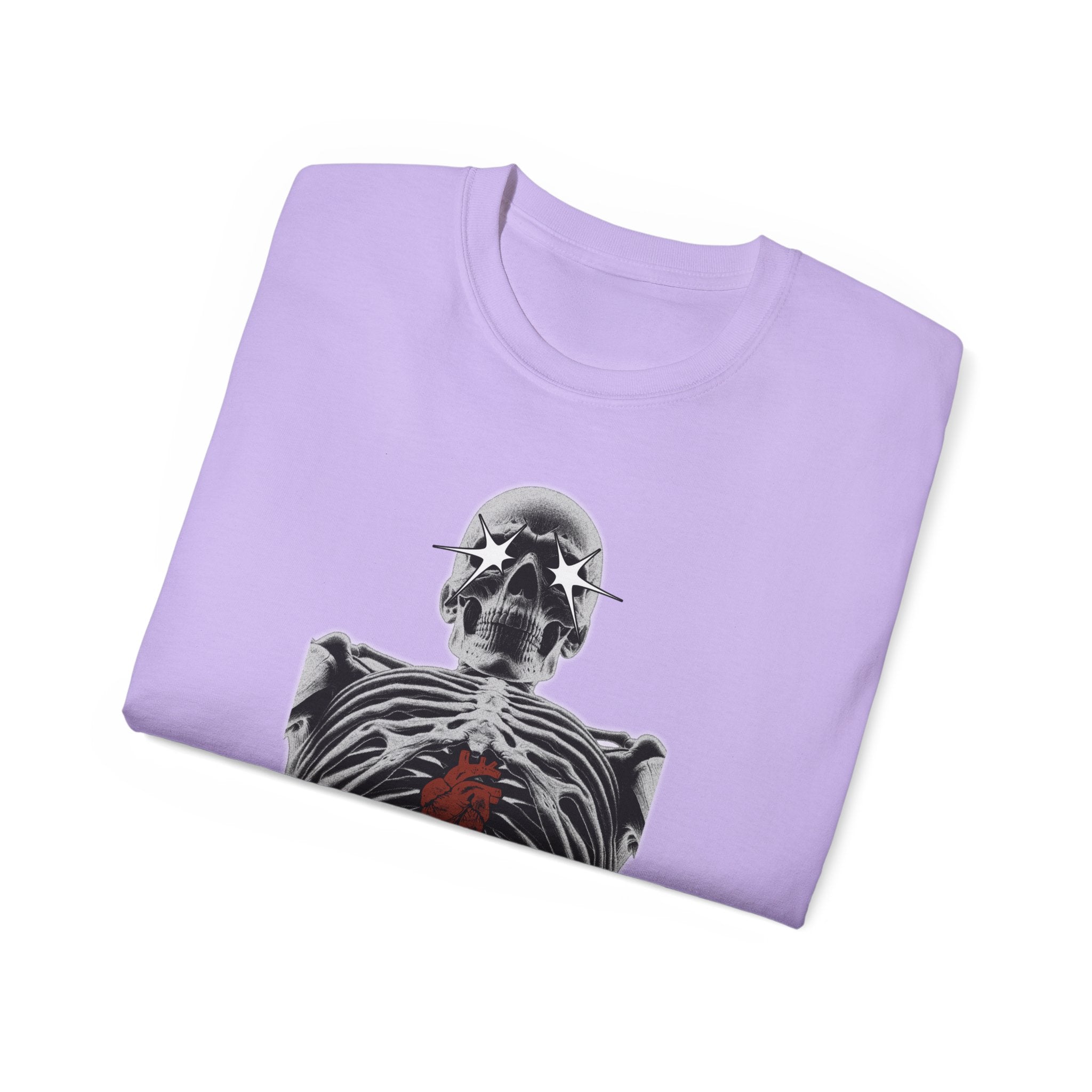 Exposed Heart - Unisex Cotton Tee (Front) - Damned Threads