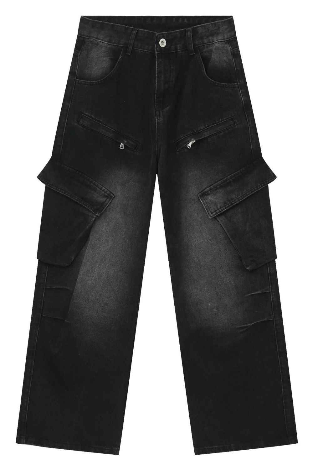 Men's Baggy Jeans with Cargo Pockets - Damned Threads