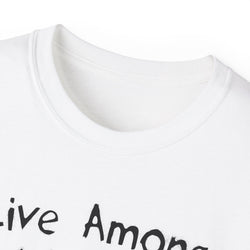 Live Among Demons - Unisex Cotton Tee (Front) - Damned Threads