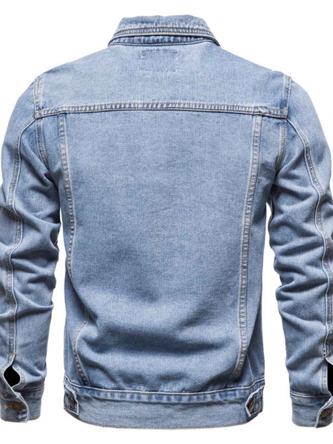 Men's Button Down Long Sleeve Denim Jacket - Damned Threads