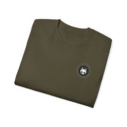 Live Among Demons - Unisex Cotton Tee (Back) - Damned Threads