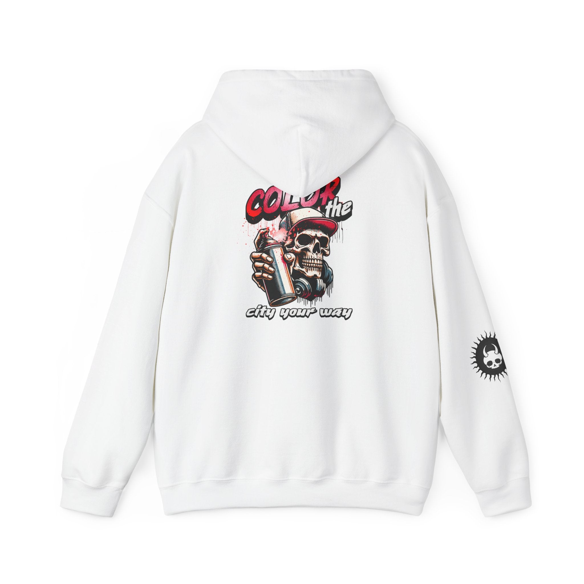 Color The City You Way - Unisex Heavy Blend™ Hooded Sweatshirt - Damned Threads