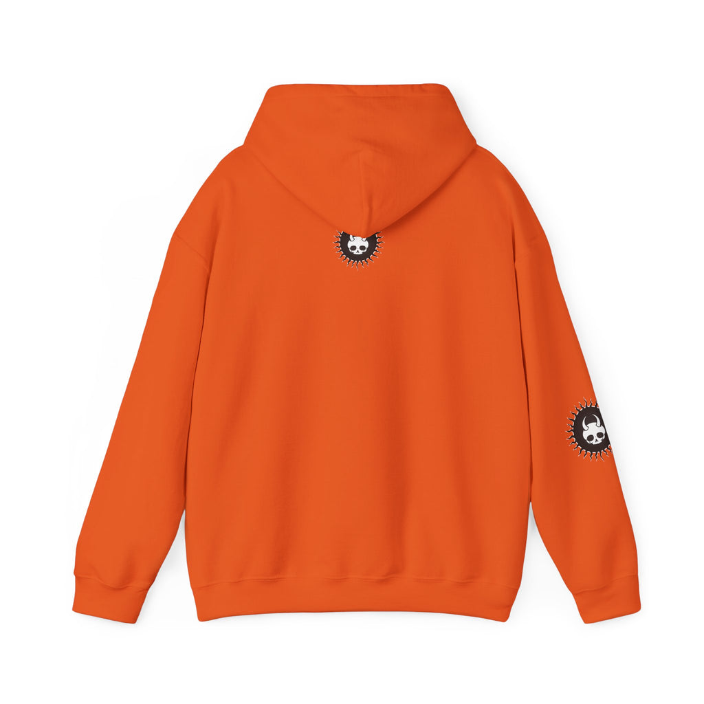 Ride-On - Unisex Heavy Blend™ Hooded Sweatshirt (Front) - Damned Threads