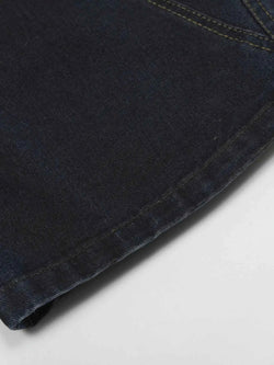 Men's Gradient Curved Jeans with Seam Detail