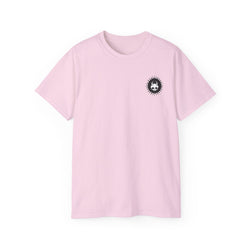 Live Among Demons - Unisex Cotton Tee (Back) - Damned Threads