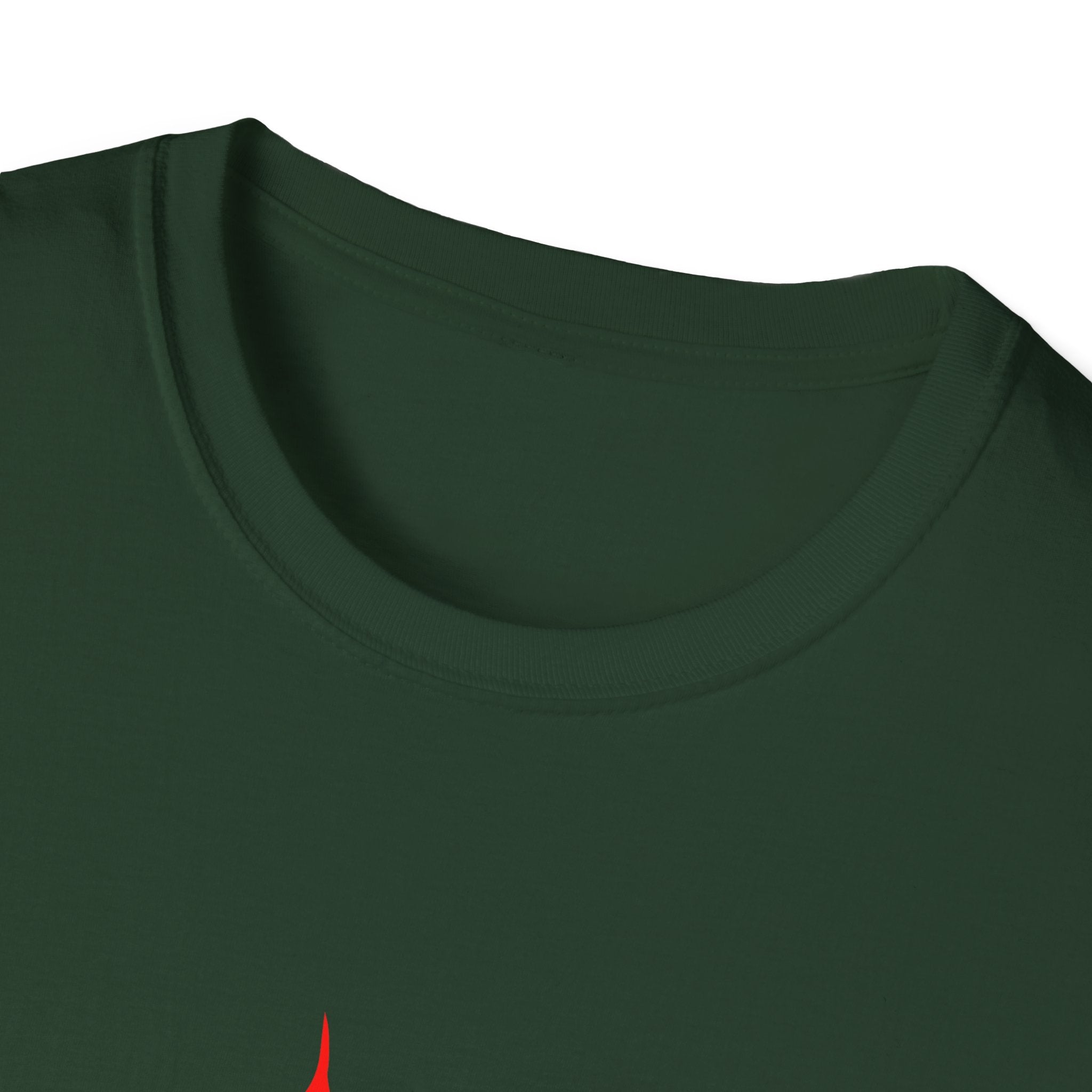 Hot Stuff Comin Thru - Unisex Softstyle T-Shirt (Front) - Damned Threads
