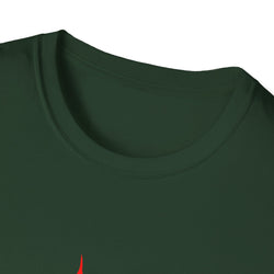 Hot Stuff Comin Thru - Unisex Softstyle T-Shirt (Front) - Damned Threads