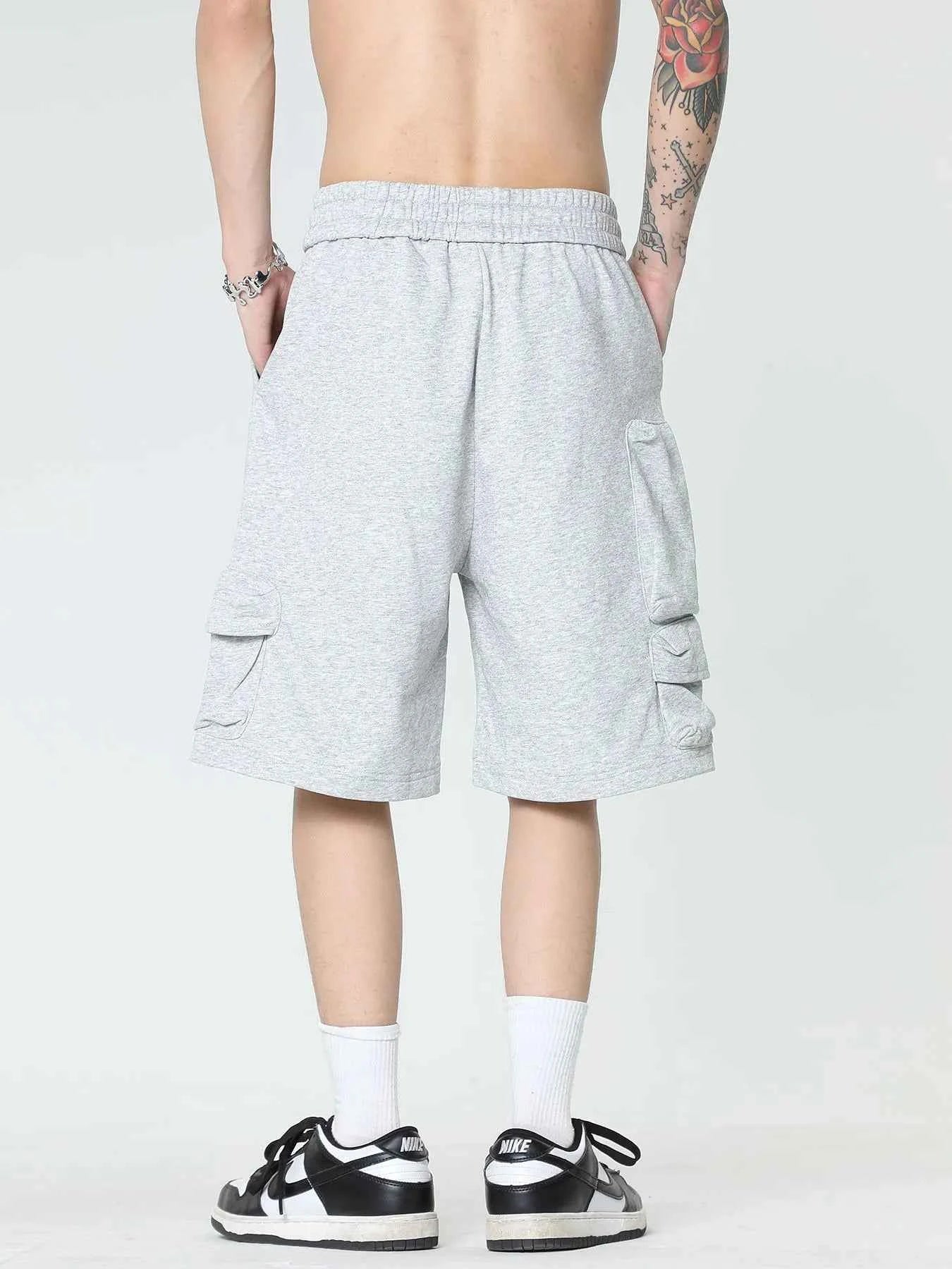 Men's Drawstring Urban Streetwear Cargo Shorts