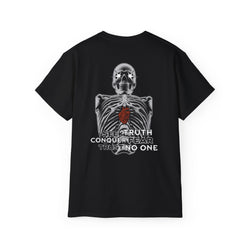 Exposed Heart - Unisex Cotton Tee (Back) - Damned Threads