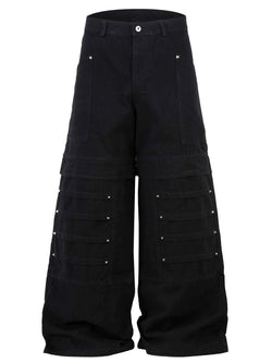 Men's Wide Leg Cargo Jeans