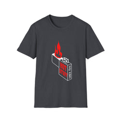 Hot Stuff Comin Thru - Unisex Softstyle T-Shirt (Front) - Damned Threads