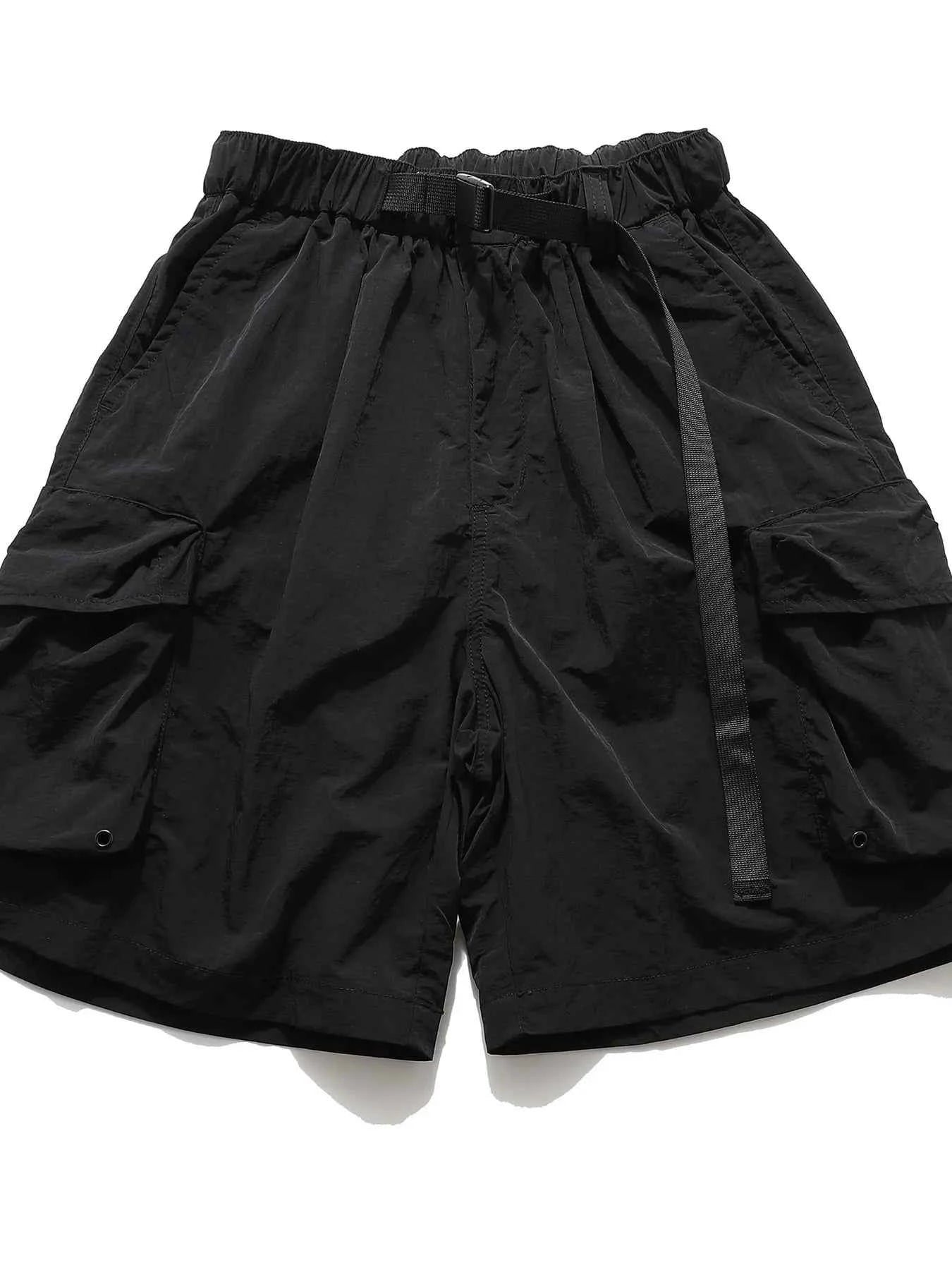 Men's Elastic Waist Cargo Shorts