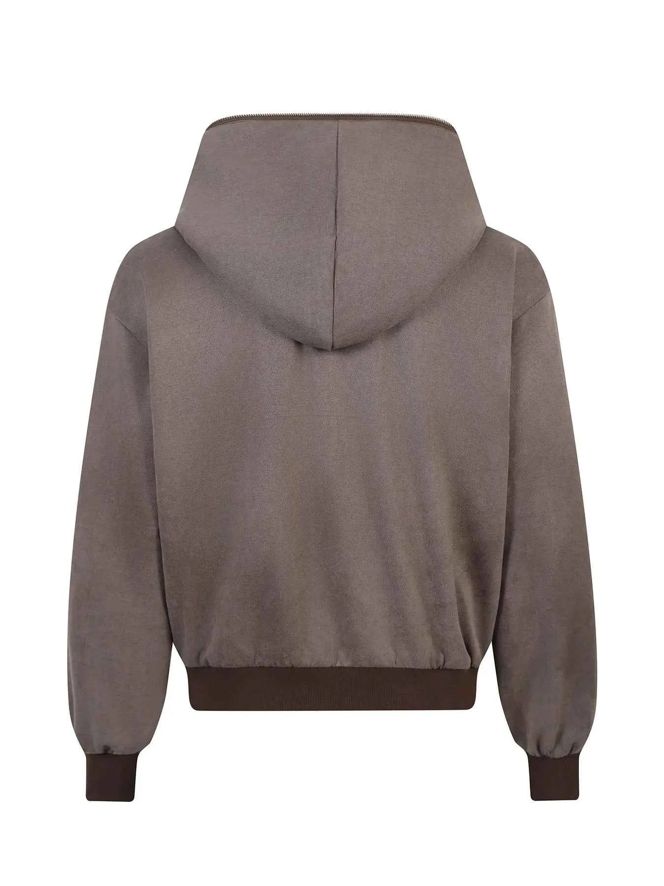 Men's Long Sleeve Hooded Zip-Up Jacket