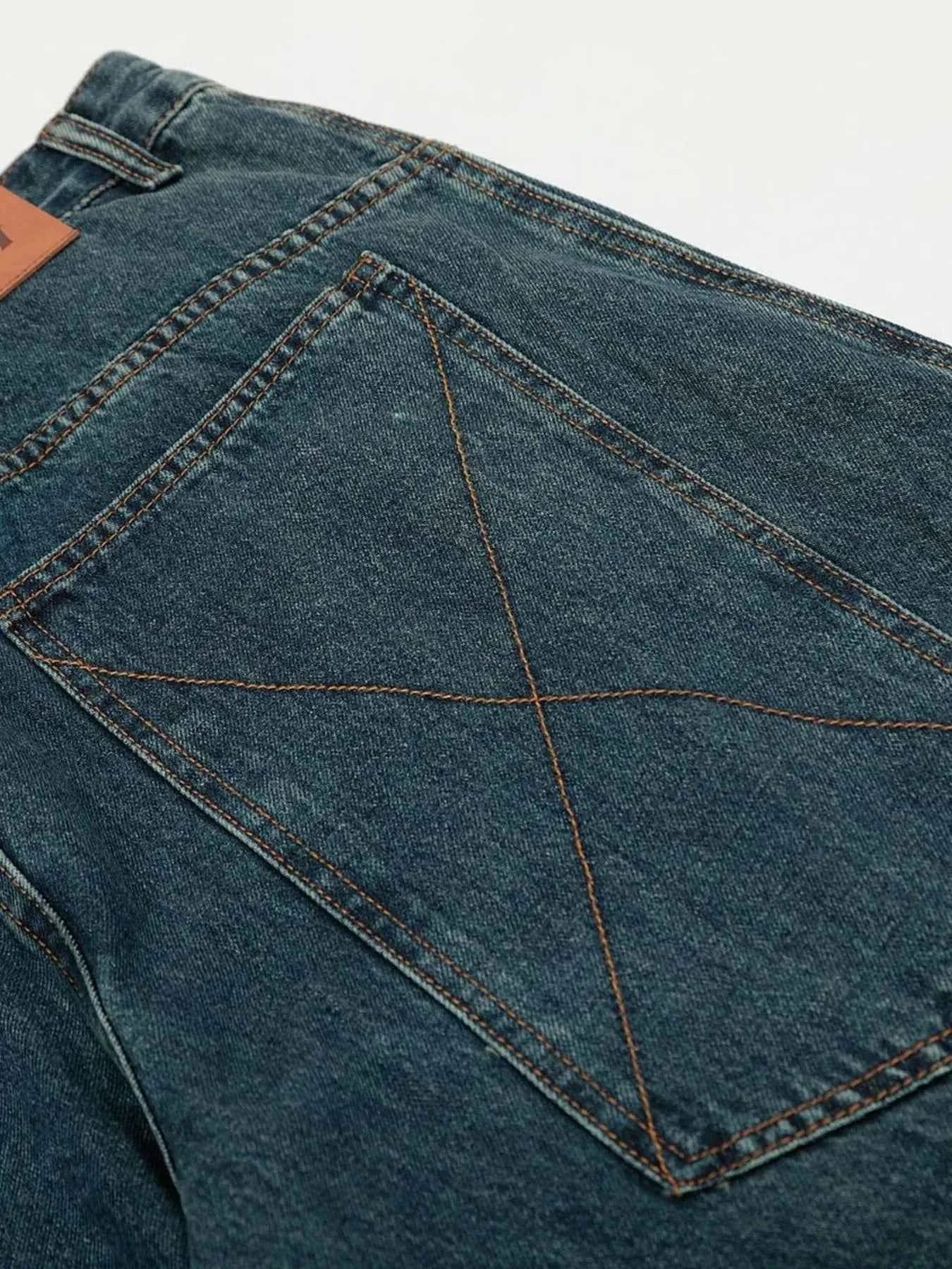 Men's Vintage Wide Leg Baggy Jeans