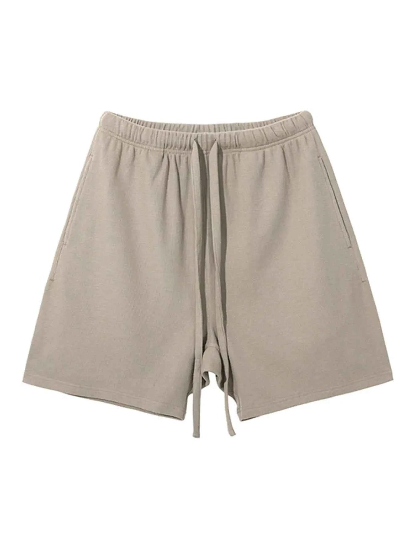 Men's Drawstring Waffle Shorts with Pockets
