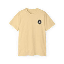 Spook-Rock - Unisex Cotton Tee (Back) - Damned Threads