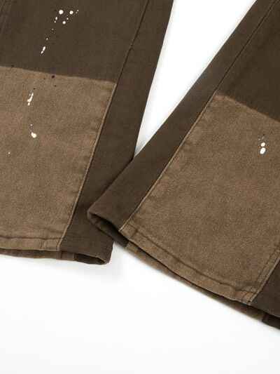Men's Color Block Jeans with Pockets - Damned Threads