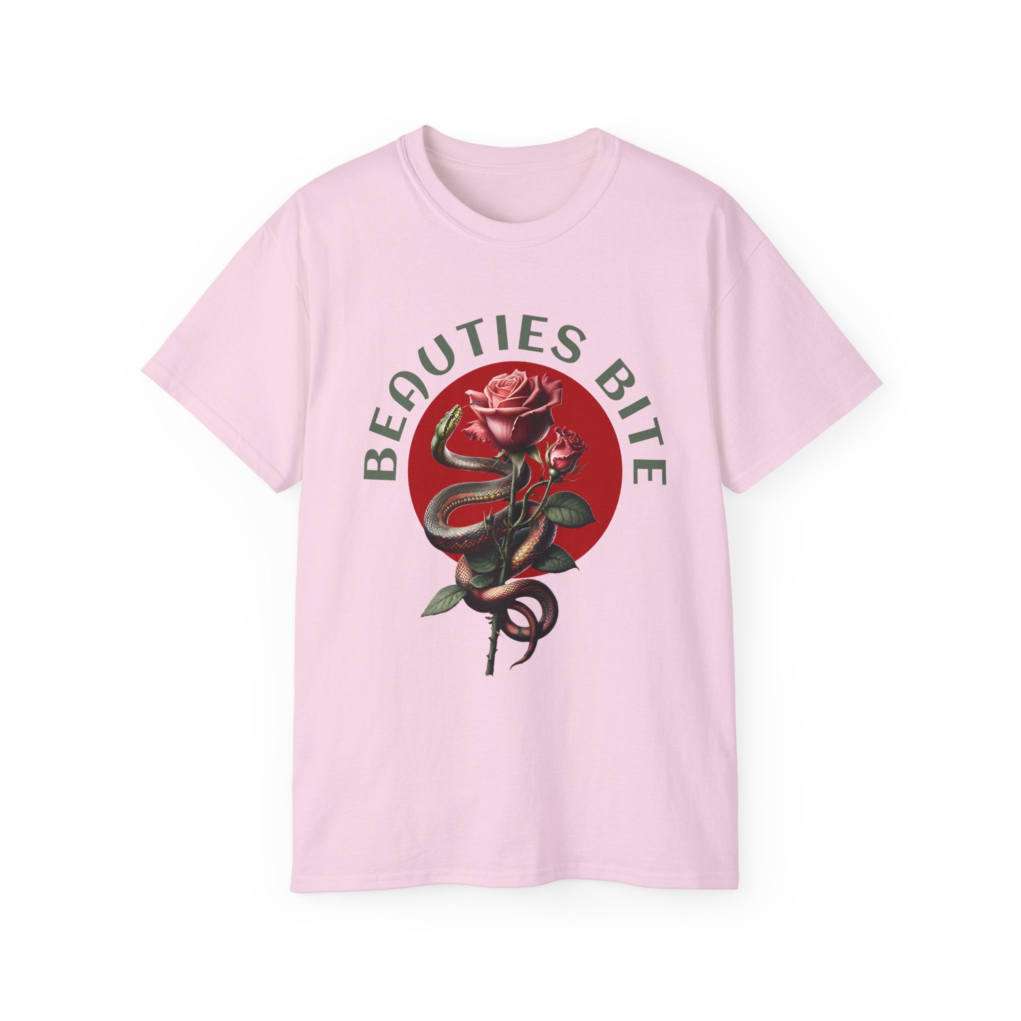 Beauties Bite - Cotton Tee (Front) - Damned Threads