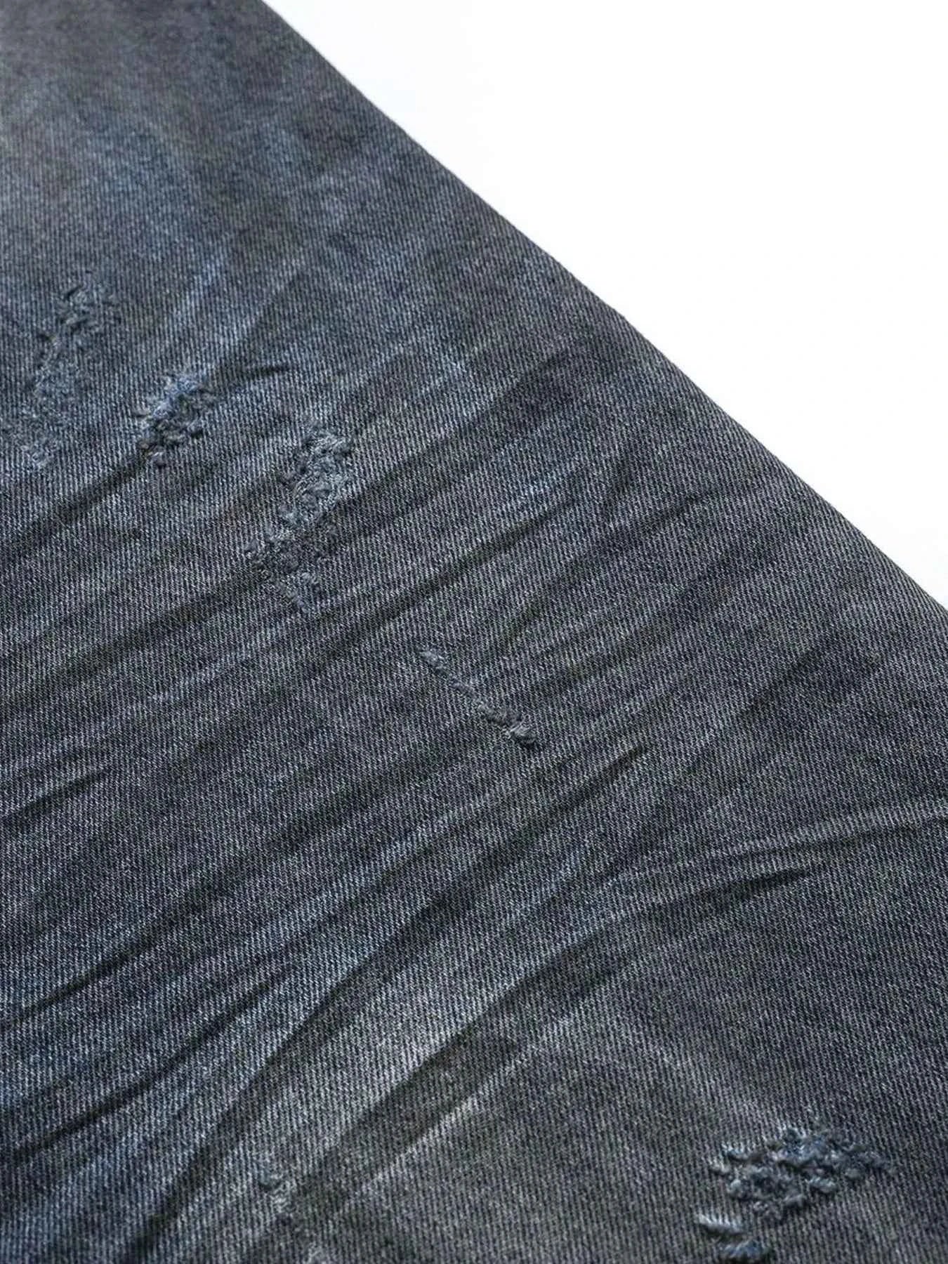 Men's Vintage Wash Wide Leg Jeans