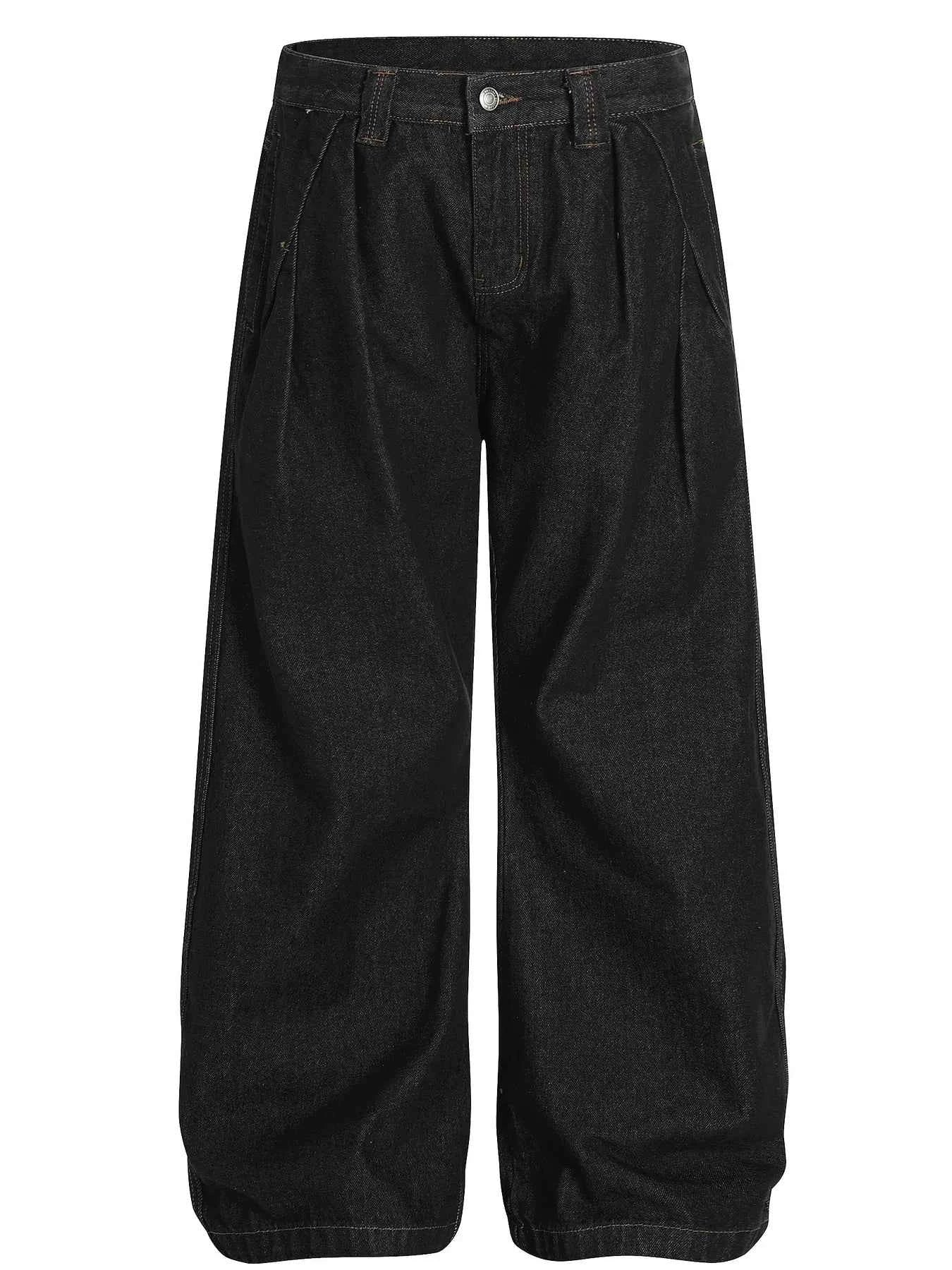 Men's Wide-Leg Baggy Denim Jeans