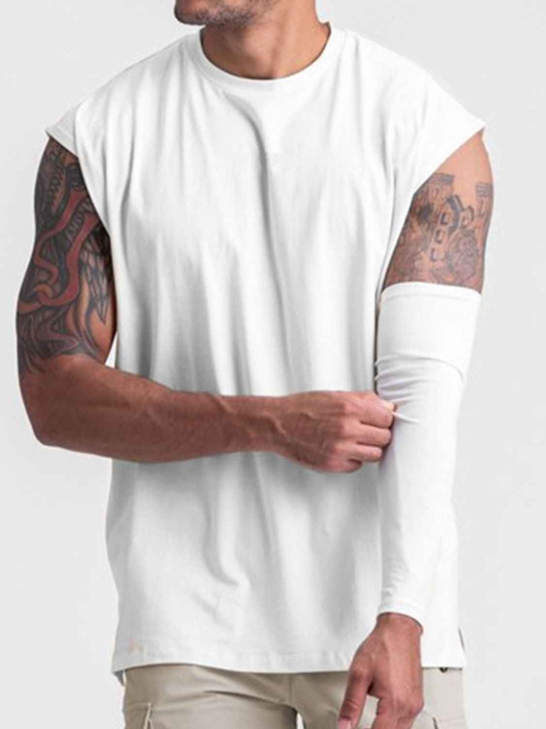 Men's Wide Shoulder Gym Tank - Damned Threads