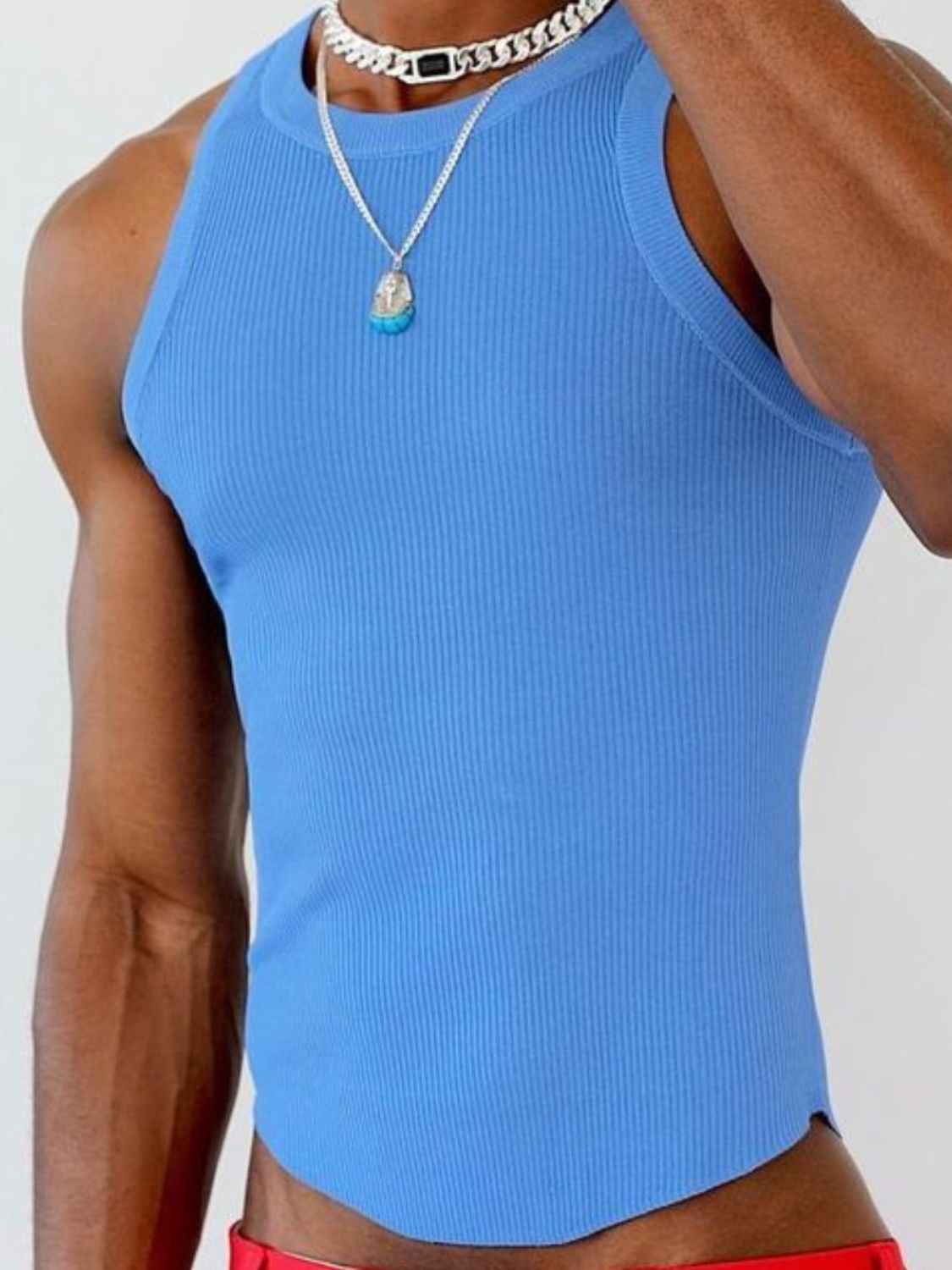 Men's Full Size Round Neck Tank Plus Size - Damned Threads