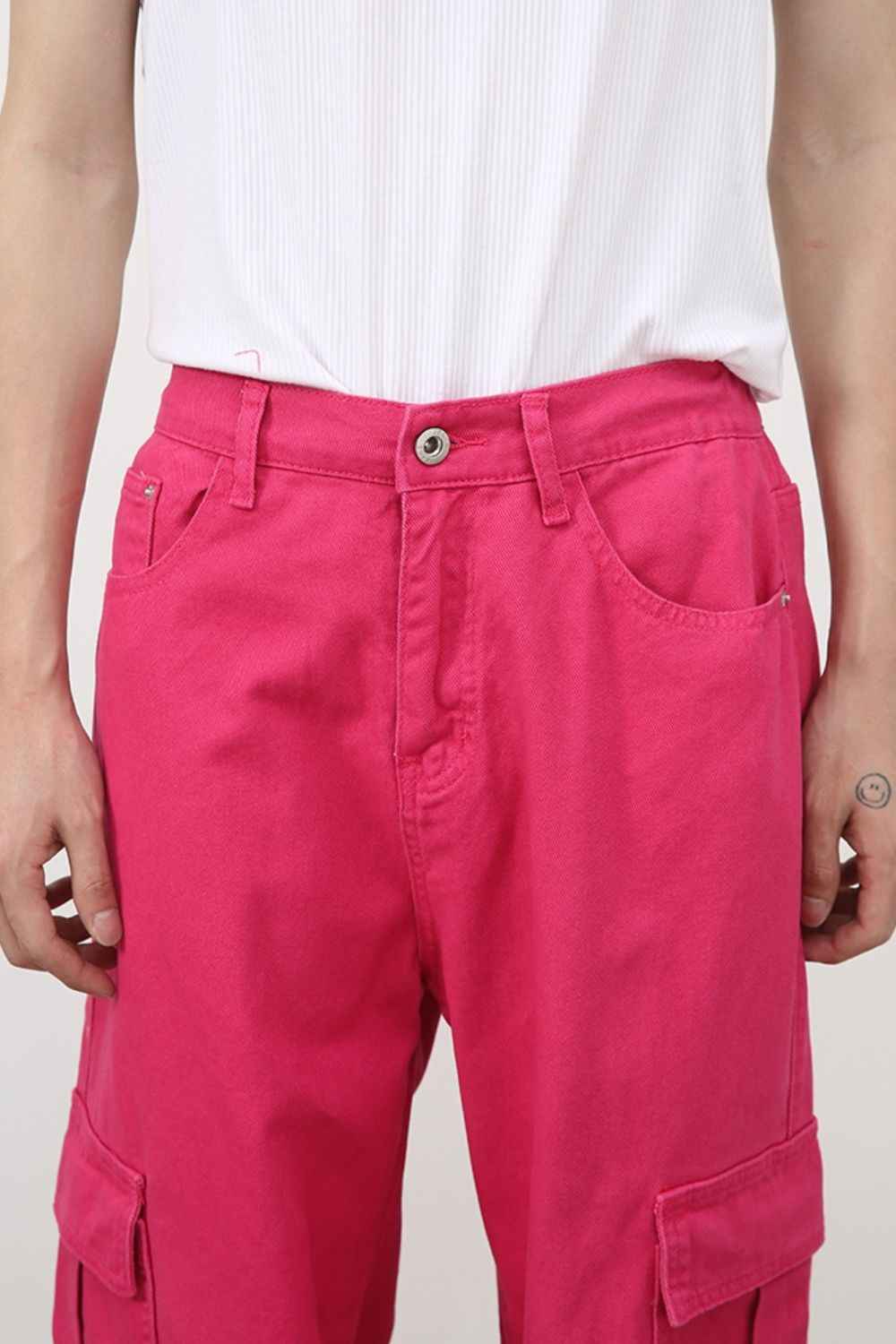 Men's Loose Jeans with Cargo Pockets - Damned Threads