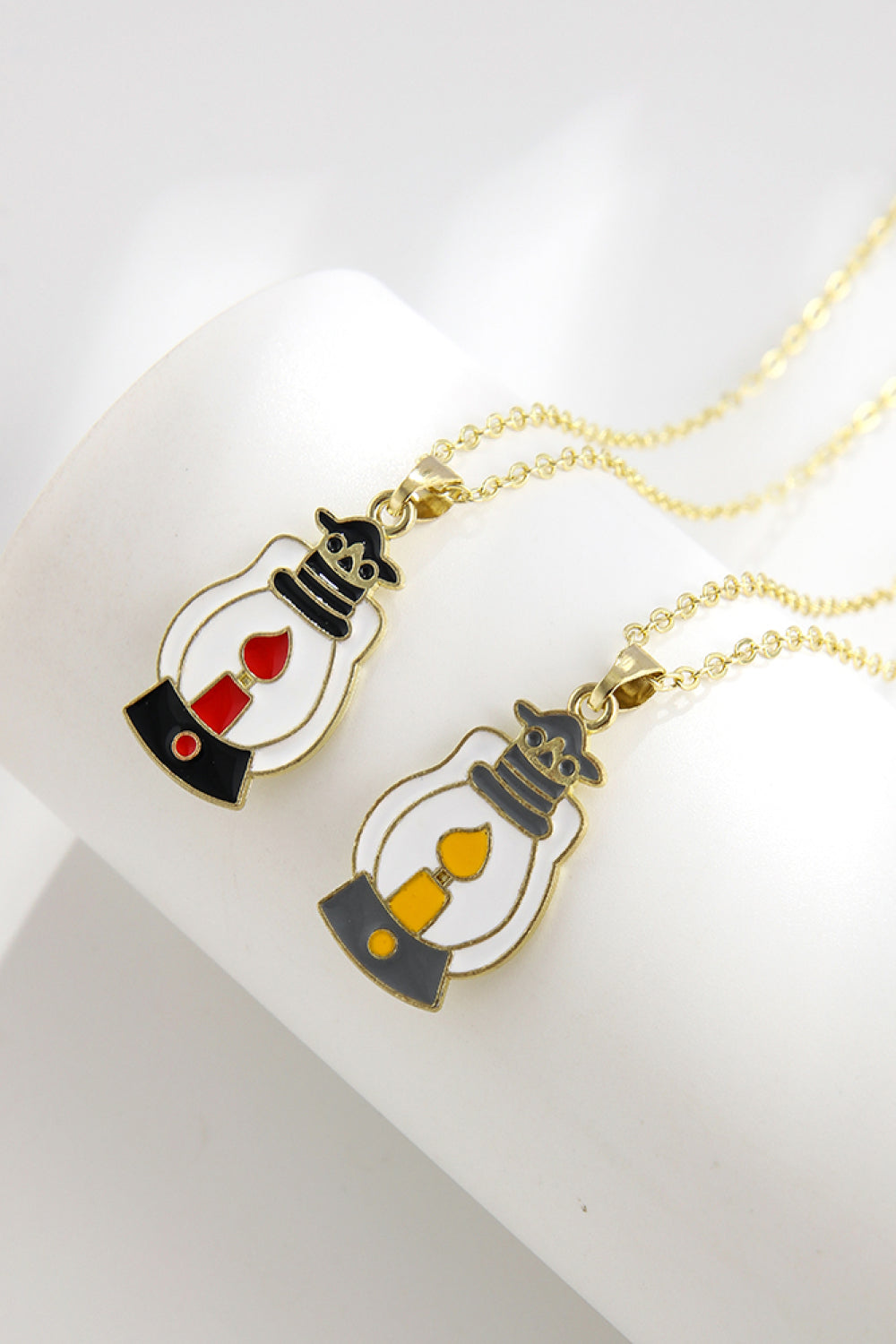 Two-Piece Halloween Theme Necklace Set - Damned Threads