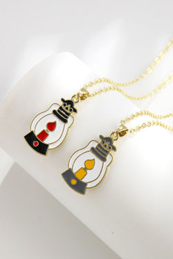 Two-Piece Halloween Theme Necklace Set - Damned Threads