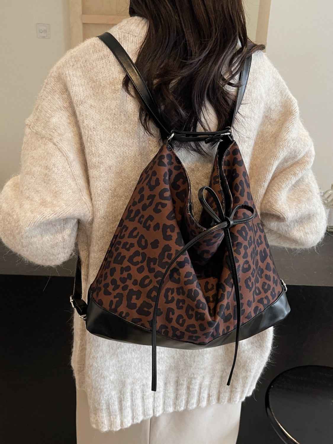Leopard Dual Purpose Crossbody Bag - Damned Threads