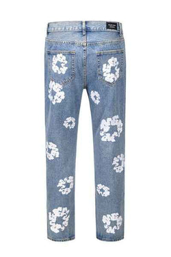 Men's Graphic Straight Leg Jeans - Damned Threads