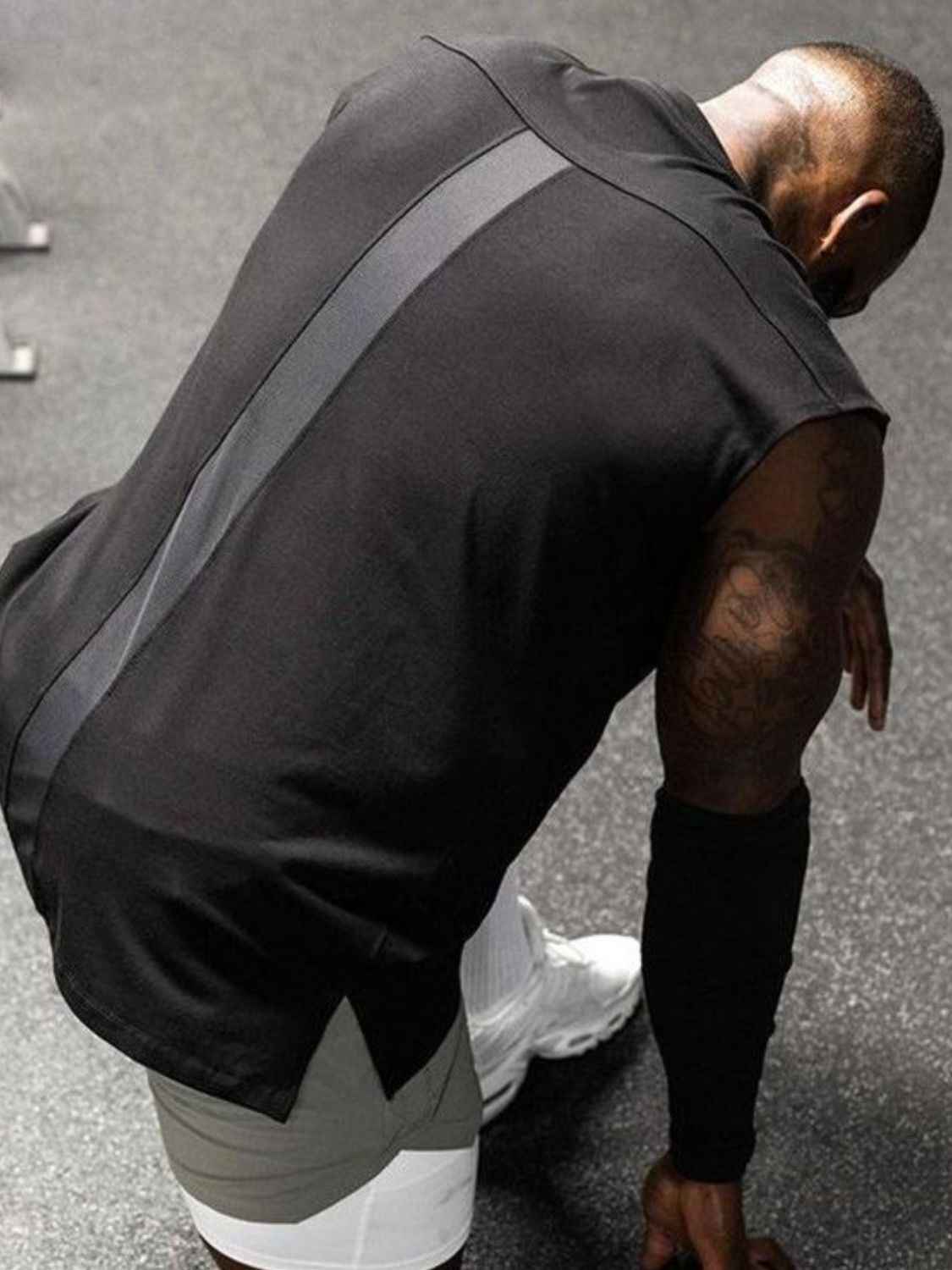 Men's Wide Shoulder Gym Tank - Damned Threads