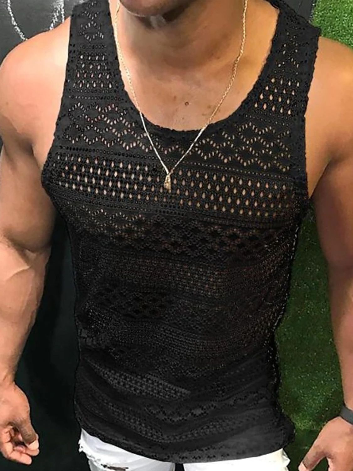 Men's Full Size Round Neck Tank Plus Size - Damned Threads
