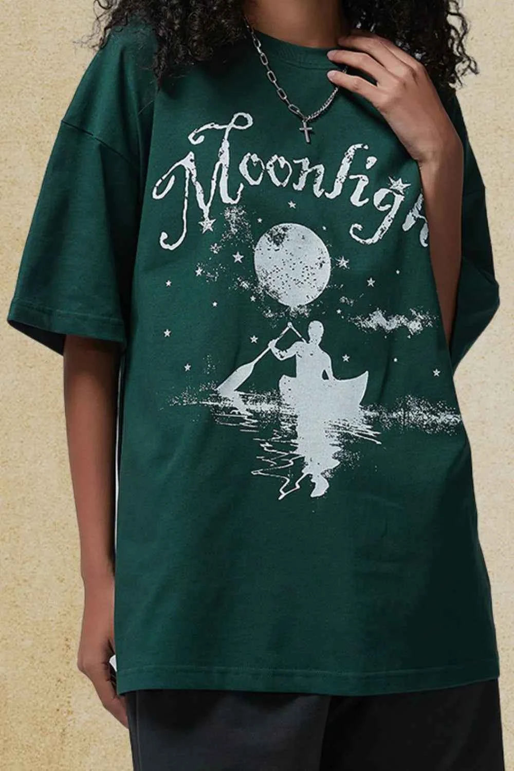 Moonlight Long-Short Sleeve T-Shirt - Damned Threads