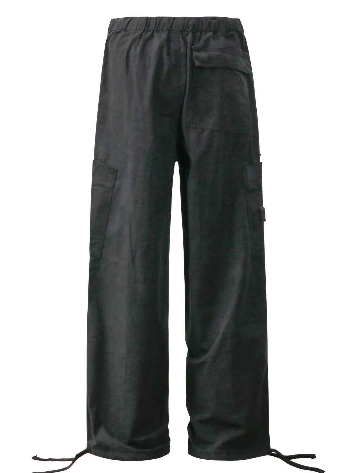 Men's Cargo Pants with Drawstring Hem