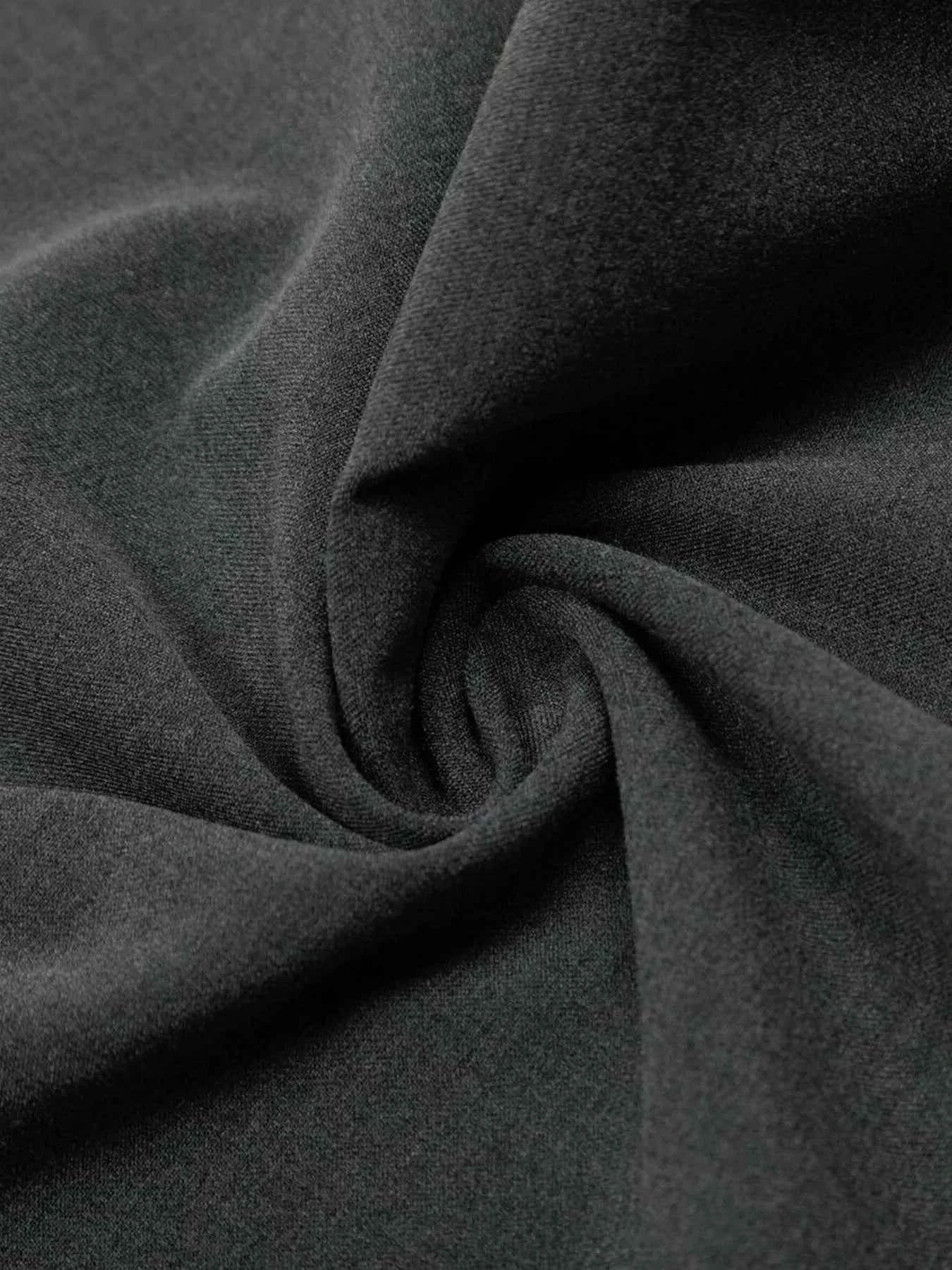 Men's High Waist Pleated Curved Pants