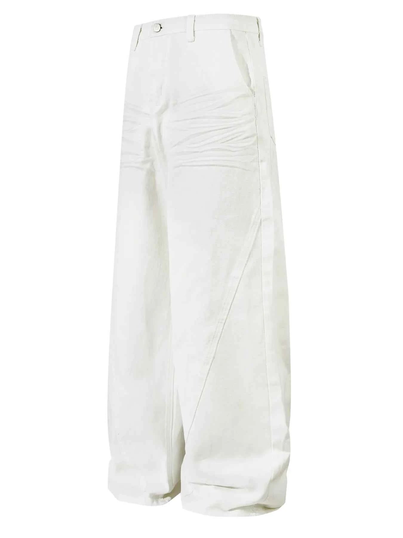 Men's High-Waist Wide Leg Balloon Jeans