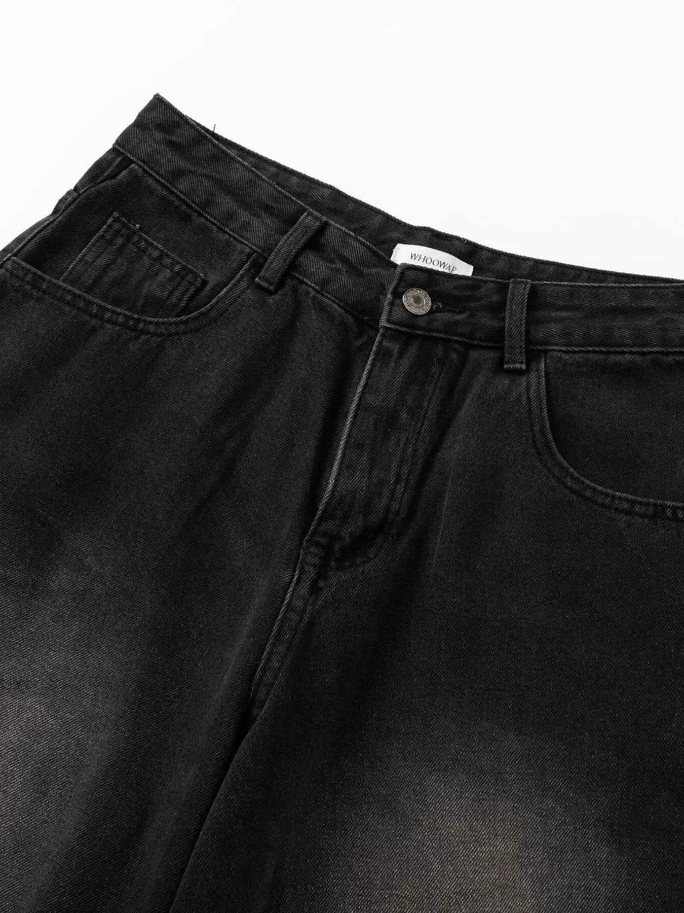 Men's Washed Denim Bermuda Shorts