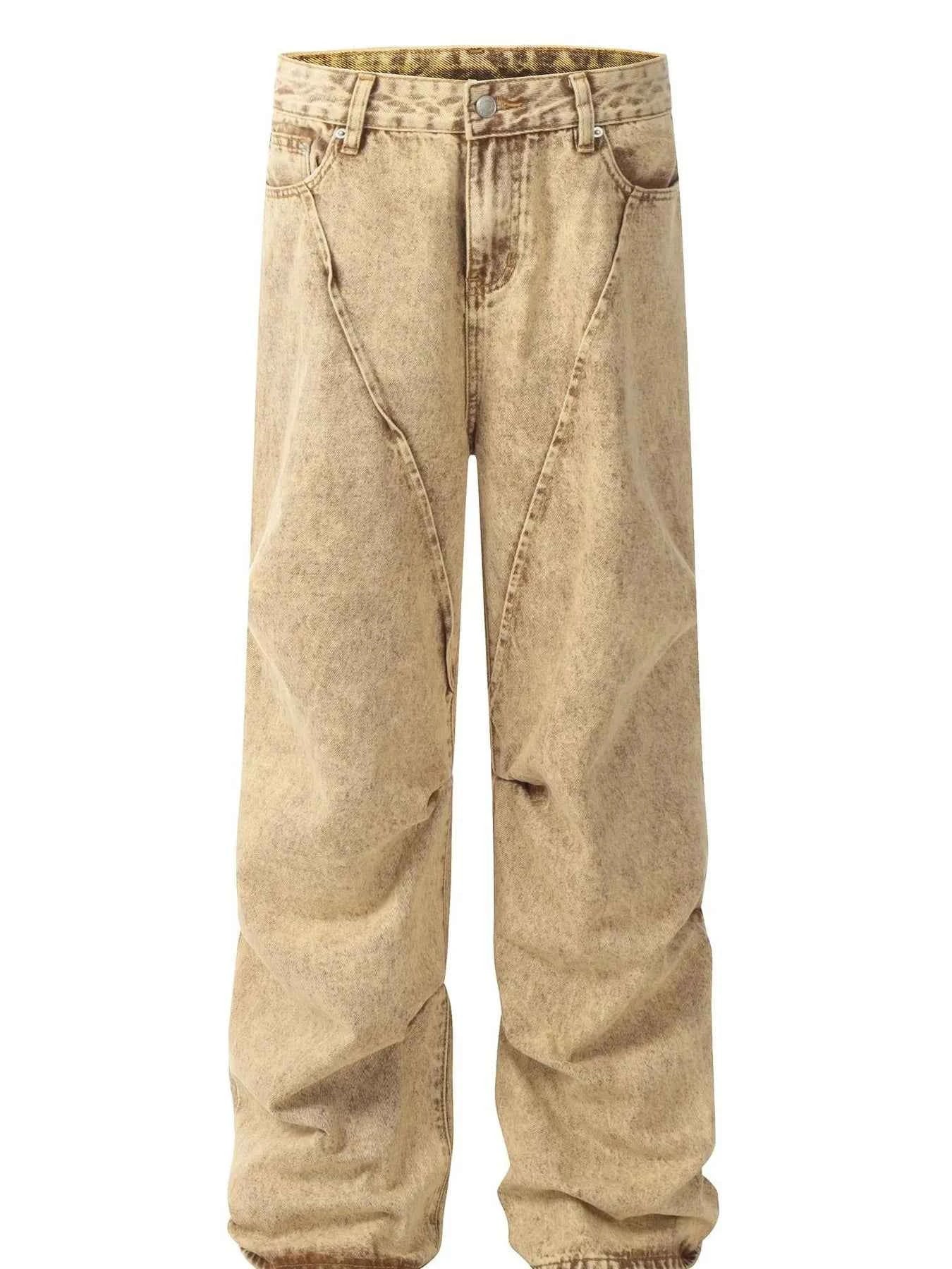Men's Vintage Washed Relaxed Fit Jeans