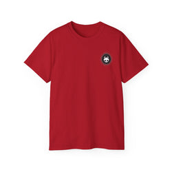 Live Among Demons - Unisex Cotton Tee (Back) - Damned Threads