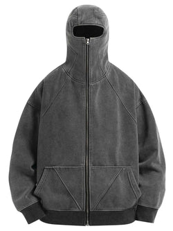 Men's Zip Up Long Sleeve Hoodie