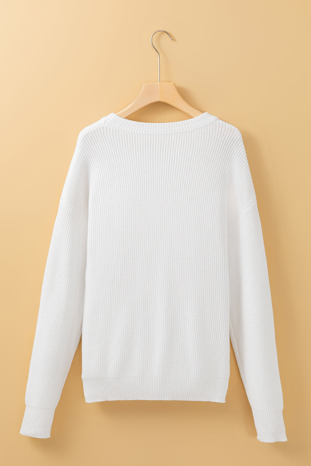HELLO PUMPKIN Round Neck Long Sleeve Sweater - Damned Threads