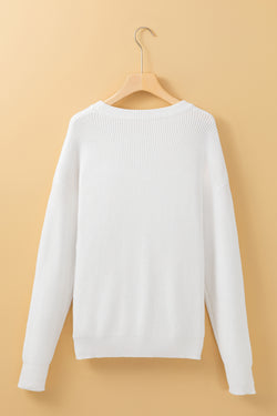 HELLO PUMPKIN Round Neck Long Sleeve Sweater - Damned Threads