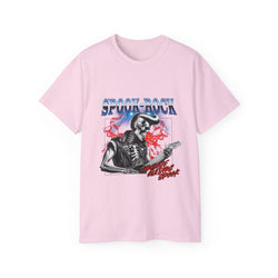 Spook-Rock - Unisex Cotton Tee (Front) - Damned Threads