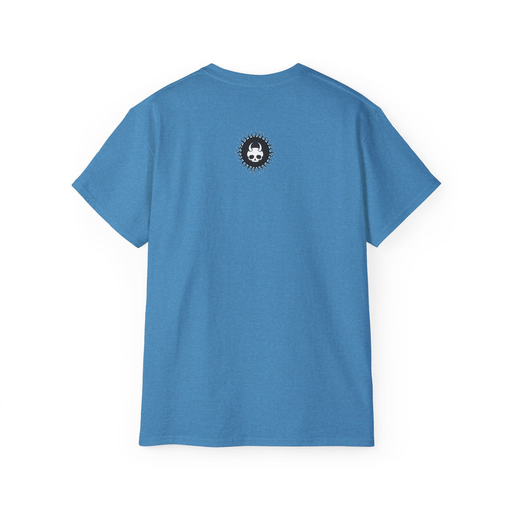 Ride-On - Unisex Cotton Tee (Front) - Damned Threads