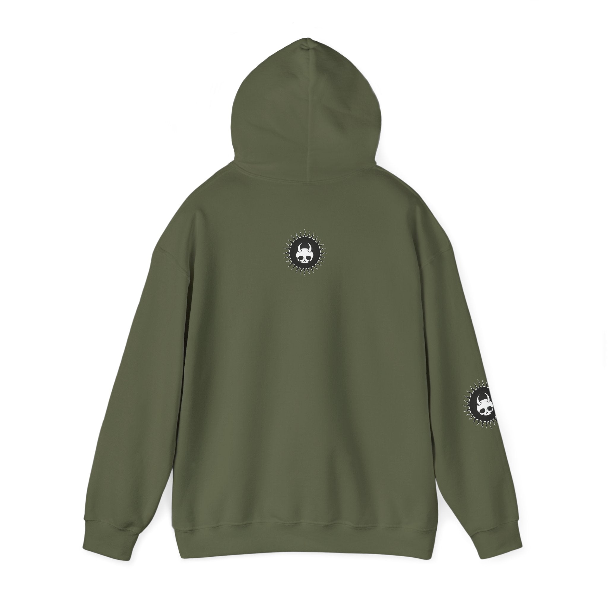Ride-On - Unisex Heavy Blend™ Hooded Sweatshirt (Front) - Damned Threads
