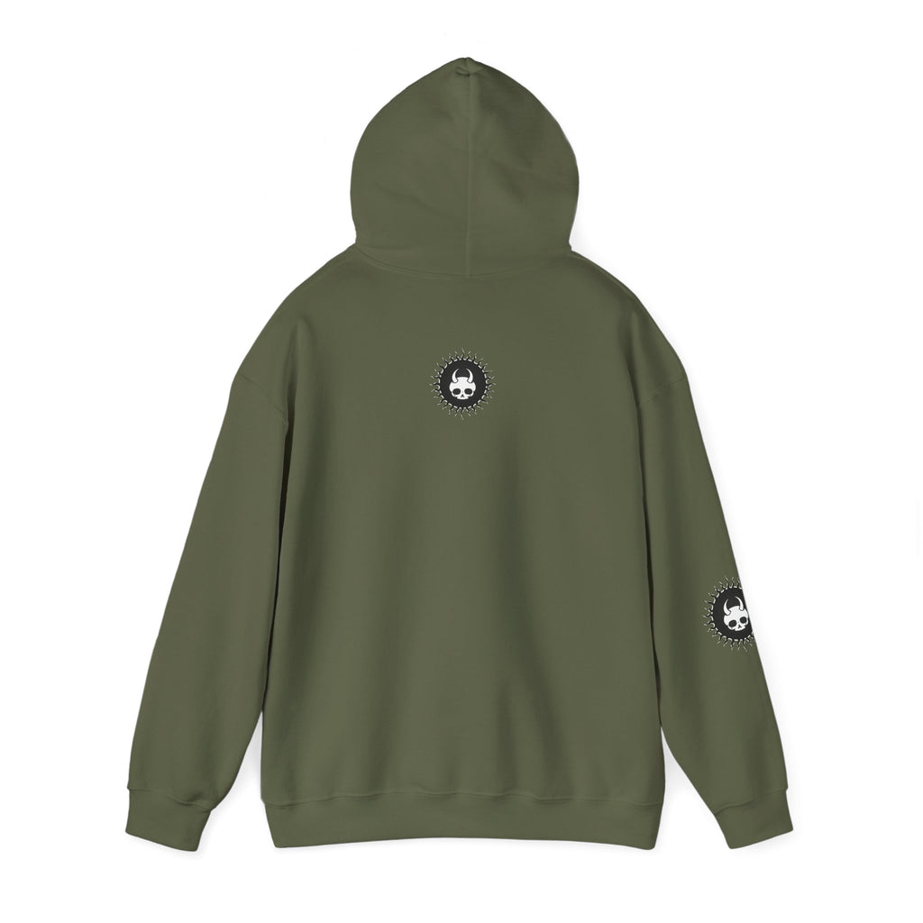 Ride-On - Unisex Heavy Blend™ Hooded Sweatshirt (Front) - Damned Threads