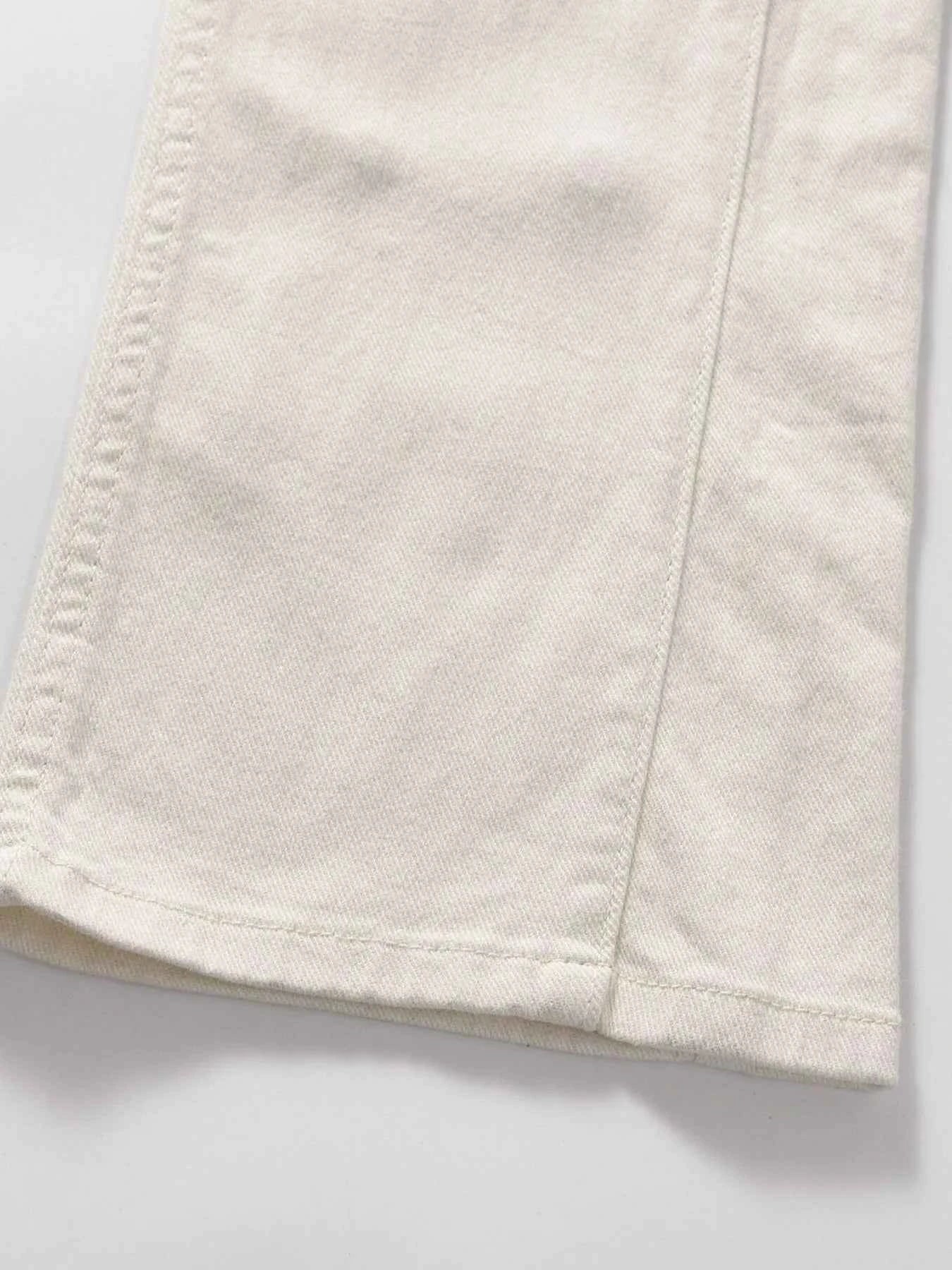 Men's Slim Straight Jeans with Snap Detail