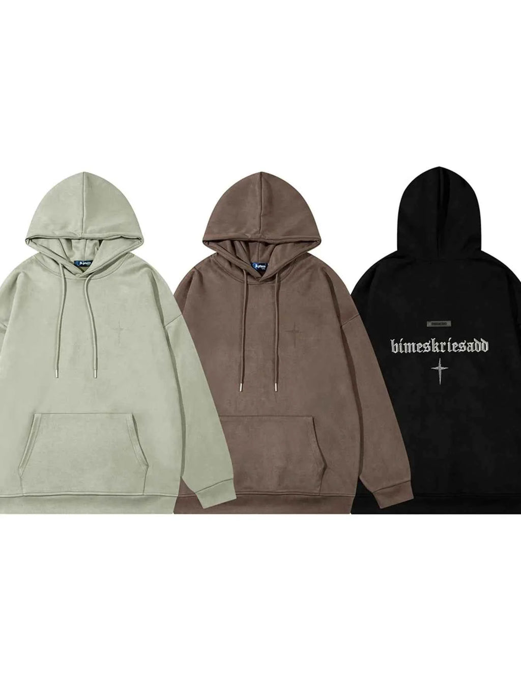 Men's Drawstring Oversized Vintage Hoodie